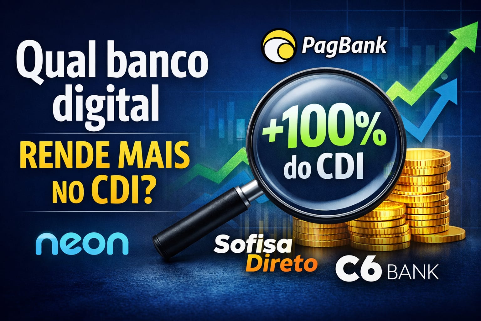 Qual banco digital rende mais no CDI?
