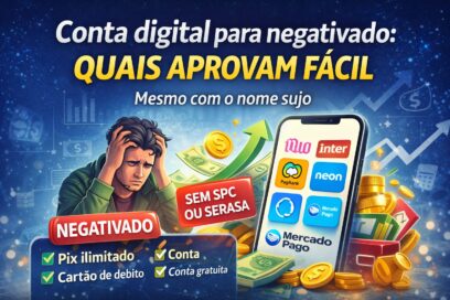 Conta digital para negativado