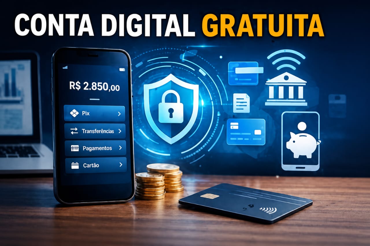 Conta Digital Gratuita: As Melhores Para 2026