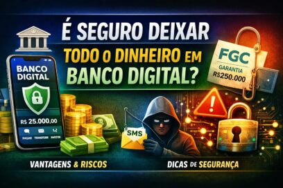 É Seguro Deixar Todo o Dinheiro em Banco Digital?