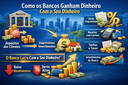 Como os Bancos Ganham Dinheiro Com o Seu Dinheiro