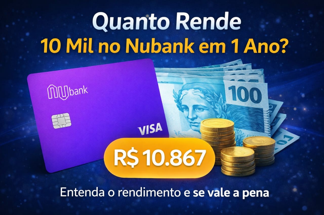 Quanto Rende 10 Mil no Nubank em 1 Ano?