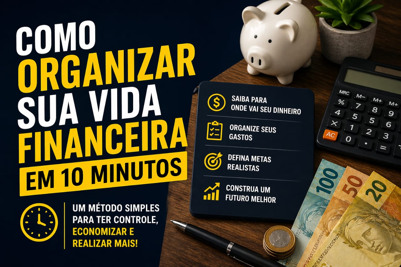 Como Organizar Sua Vida Financeira em 10 Minutos