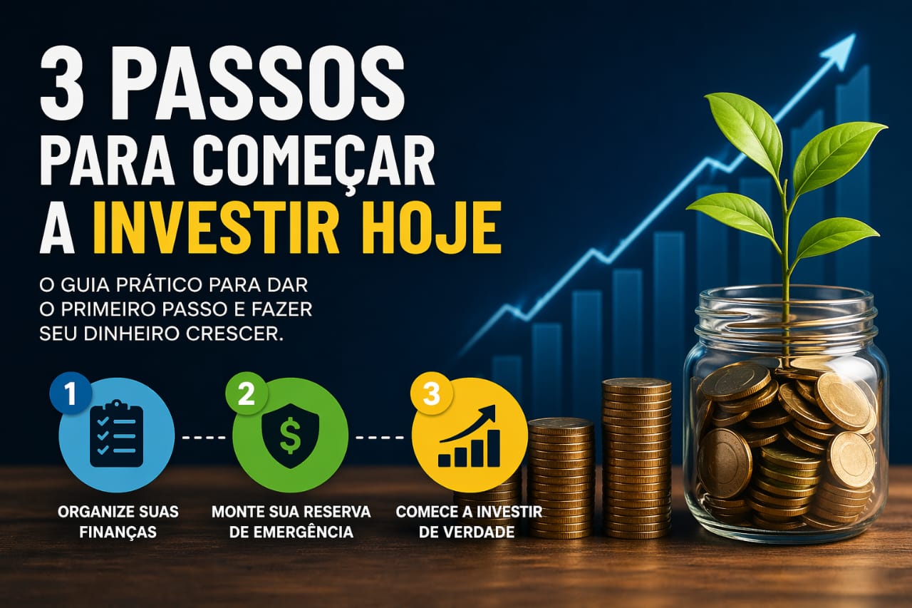 3 Passos Para Começar a Investir Hoje