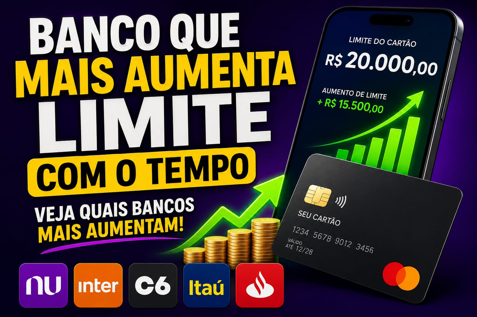 Banco Que Mais Aumenta Limite Com o Tempo
