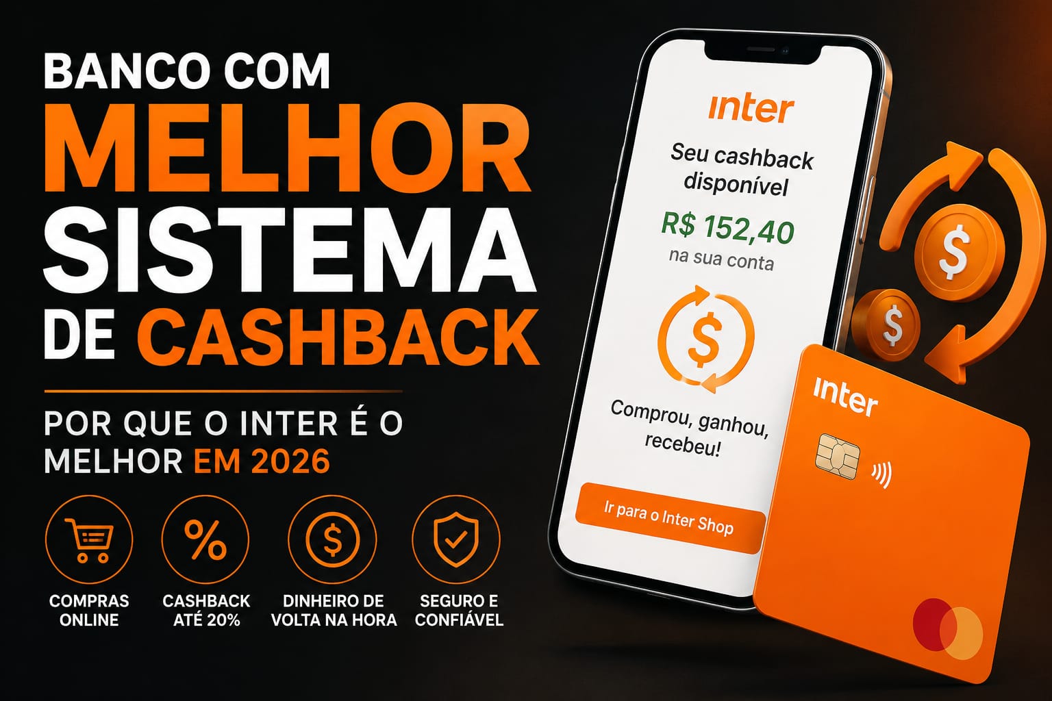 banco com melhor sistema de cashback