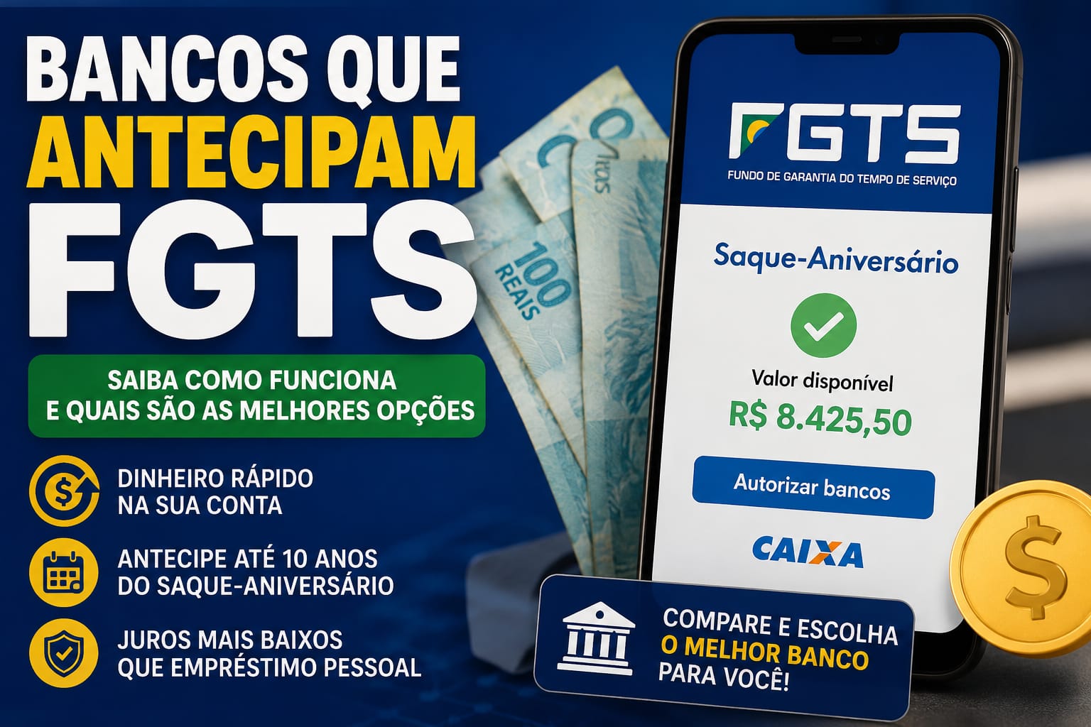 Bancos Que Antecipam FGTS