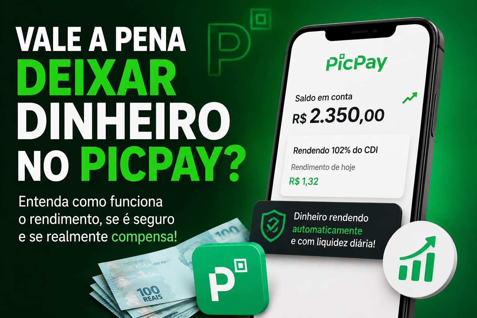 Vale a Pena Deixar Dinheiro no PicPay?