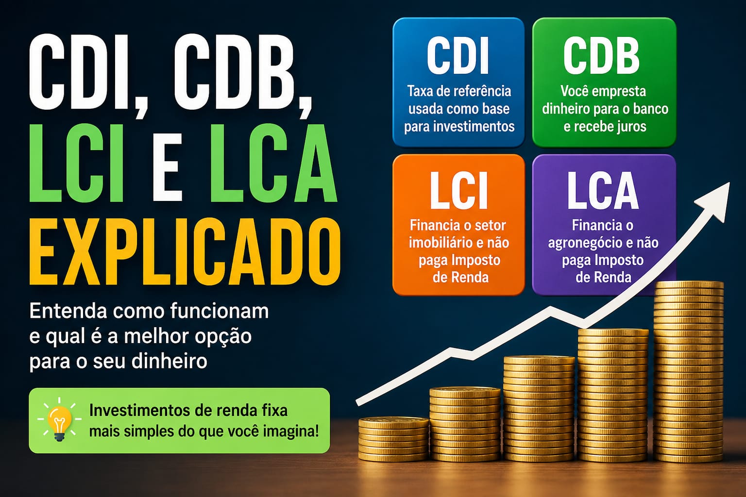 CDI CDB LCI e LCA Explicado