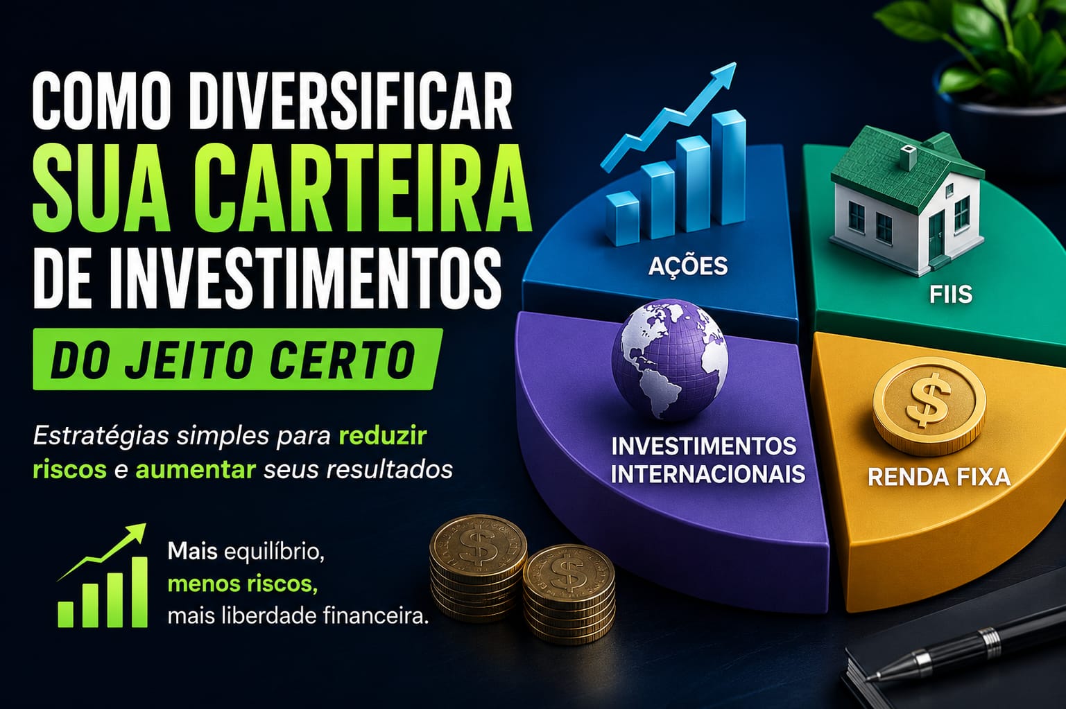 como diversificar sua carteira de investimentos