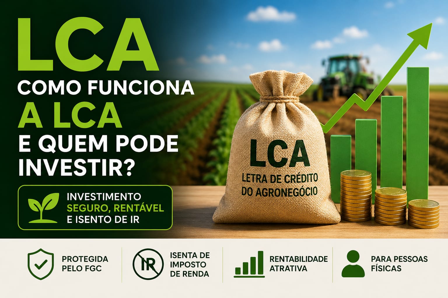 Como funciona a LCA e quem pode investir?