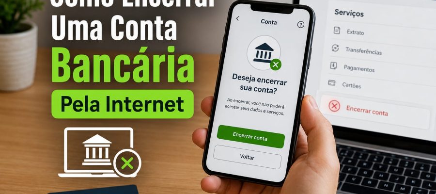 Como Encerrar Uma Conta Bancária Pela Internet
