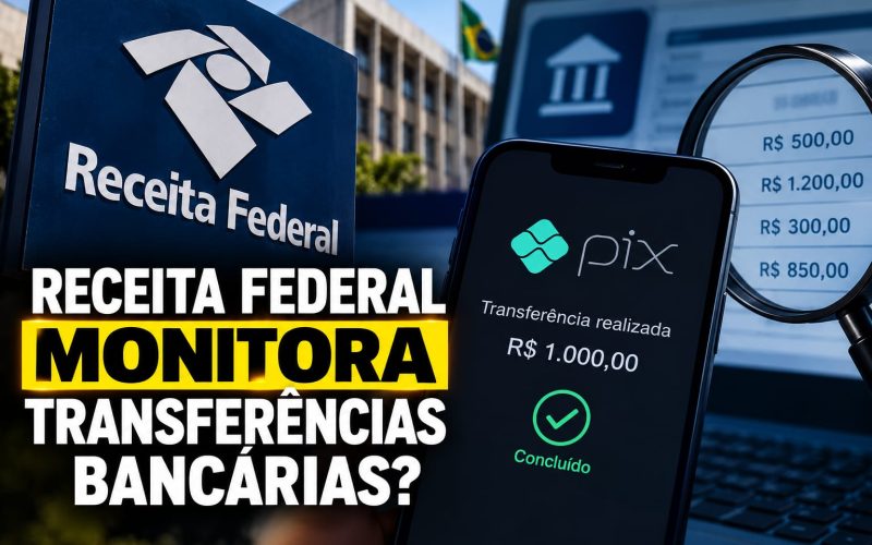 Receita Federal monitora transferências bancárias