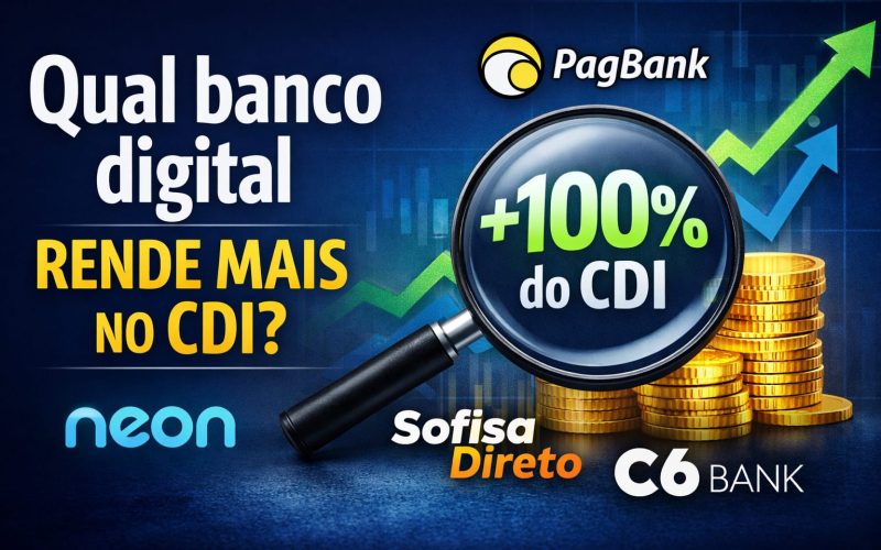 Qual banco digital rende mais no CDI?