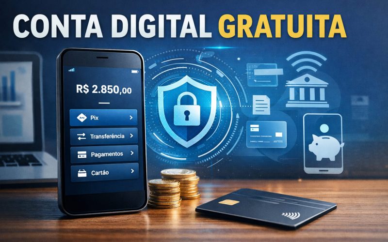 Conta digital gratuita
