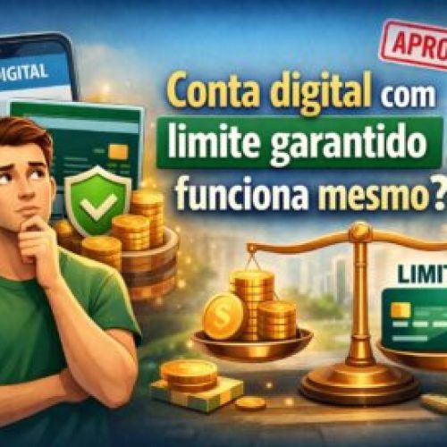 Conta digital com limite garantido funciona mesmo?