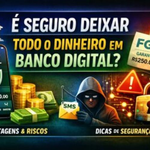 É Seguro Deixar Todo o Dinheiro em Banco Digital?