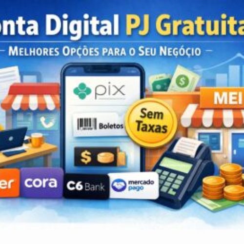 Conta digital PJ gratuita