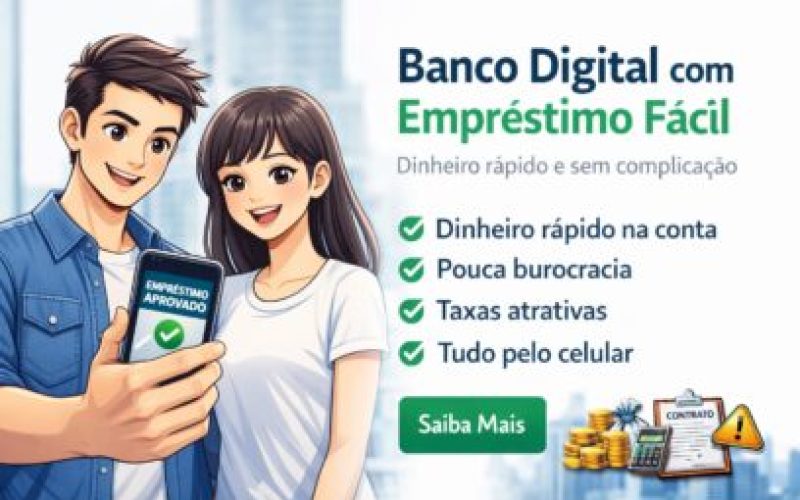 Banco Digital com Empréstimo Fácil