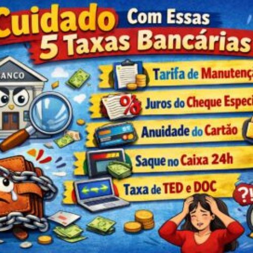 Cuidado: Com Essas 5 Taxas Bancárias Escondidas
