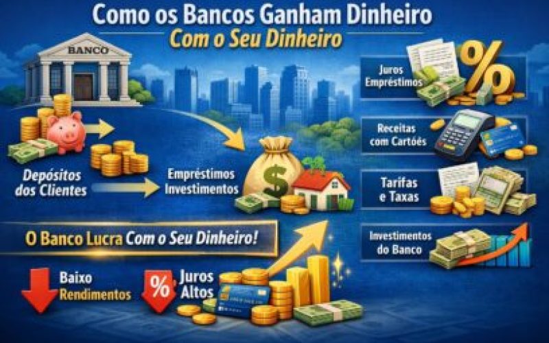 Como os Bancos Ganham Dinheiro Com o Seu Dinheiro