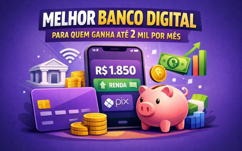 Melhor Banco Digital Para Quem Ganha Até 2 Mil Por Mês