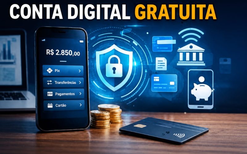 Conta Digital Gratuita: As Melhores Para 2026