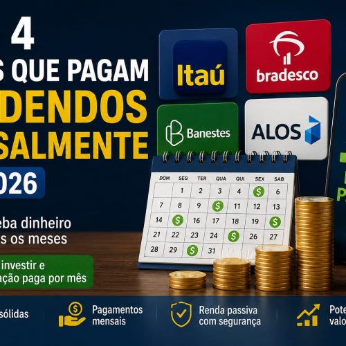 ações que pagam dividendos mensalmente