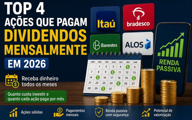 ações que pagam dividendos mensalmente