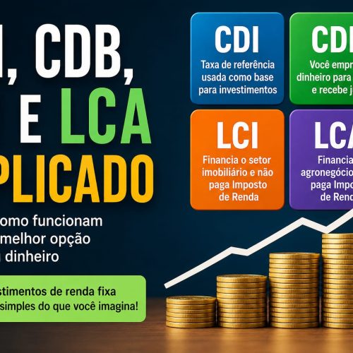 CDI CDB LCI e LCA Explicado