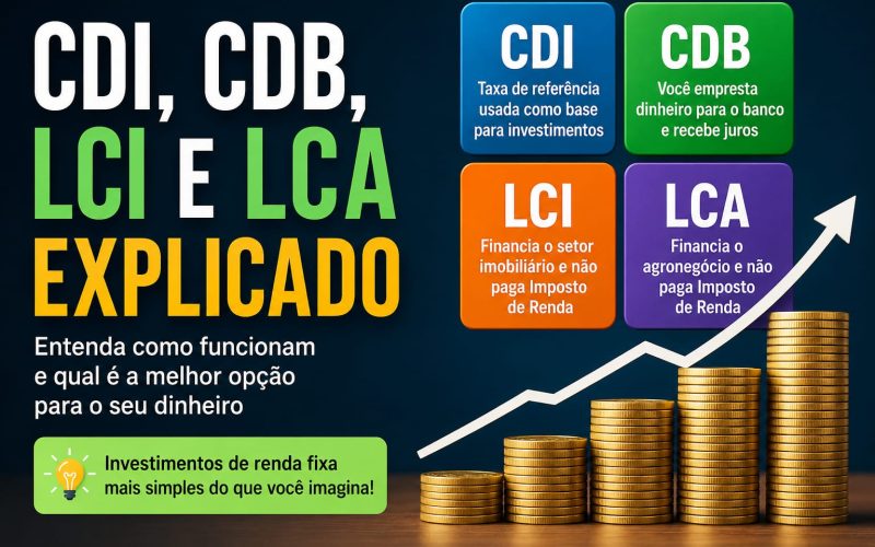 CDI CDB LCI e LCA Explicado