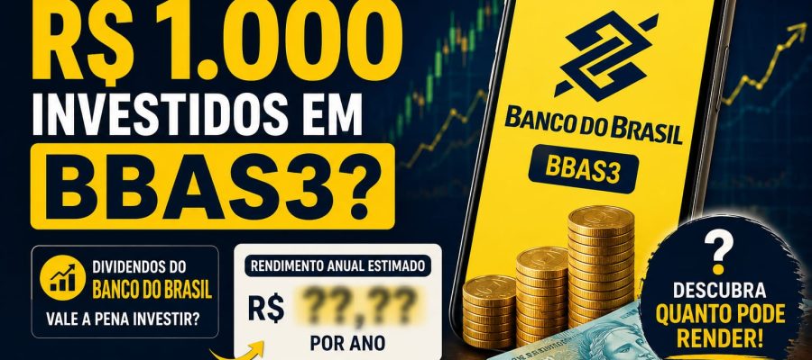 Quanto Rende R$ 1.000 Investidos em BBAS3?
