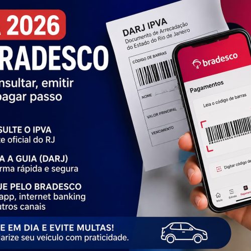 Como Pagar o IPVA 2026 RJ Pelo Bradesco