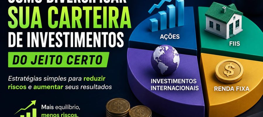como diversificar sua carteira de investimentos