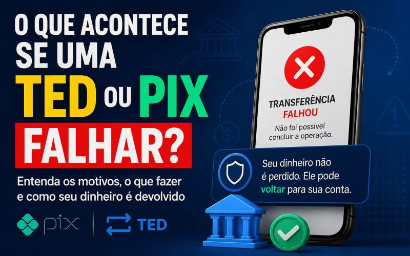 O Que Acontece Se Uma TED ou Pix Falhar?