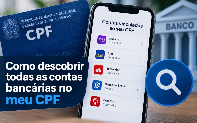 como descobrir todas as contas bancárias no meu CPF