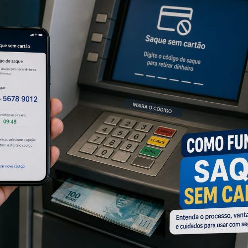 como funciona saque sem cartão