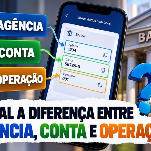 qual a diferença entre agência conta e operação