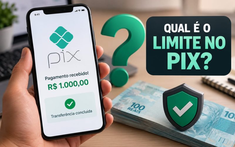 qual limite de dinheiro que posso receber no Pix sem problemas
